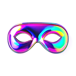 A glass mask — stealth mode